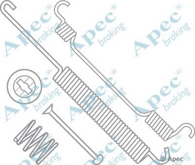 APEC BRAKING kit985 -  Комплектующие, тормозная колодка